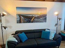 Klantfoto: Vlissingen pier 2 van Andy Troy, op canvas