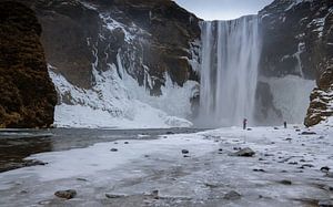 Skogafoss Wasserfall, Island, Europa