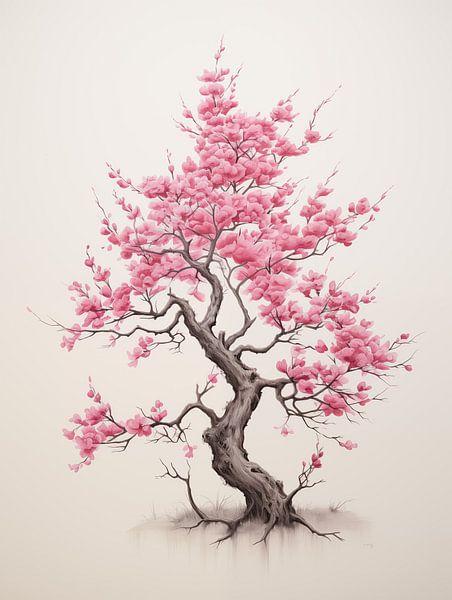 Japandi-Blüte von Bert Nijholt