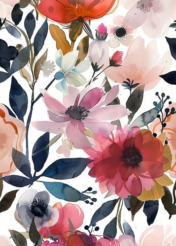 Watercolor Floral No. 7
