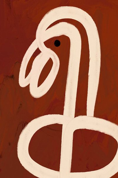 Simple Flamingo by Treechild