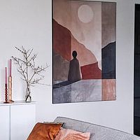 Photo de nos clients: Daydreamer, moderne et abstrait dans les tons de terre par Studio Allee, sur ArtFrame