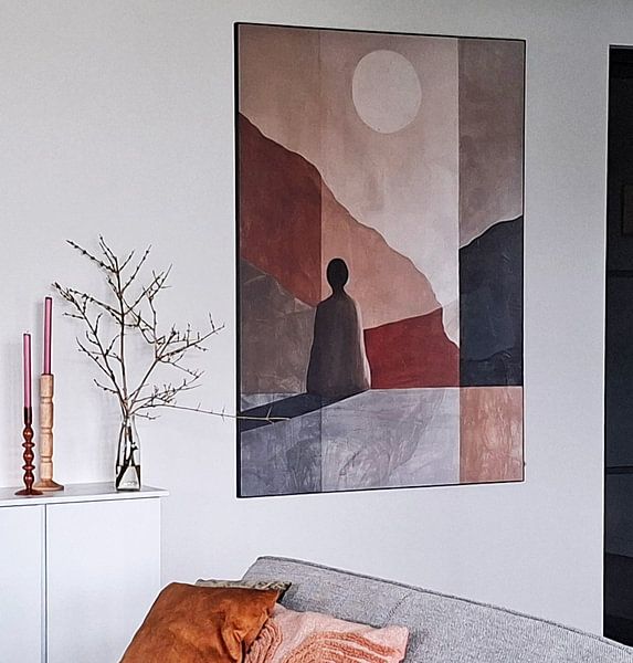 Daydreamer, moderne et abstrait dans les tons de terre