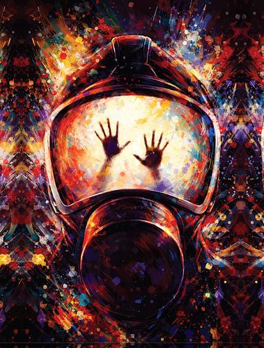 Wanhopige Visor-handen zorgen voor chaos met gasmaskers