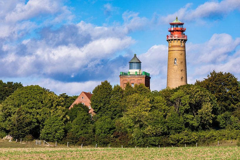 Leuchttürme am Kap Arkona auf der Insel Rügen von Werner Dieterich