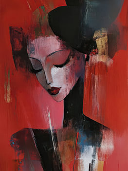 Elegant Woman | Die stille Anziehungskraft von Rot