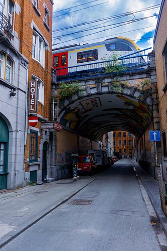 Een steegje in het hart van Brussel