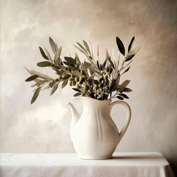 Still life with olive branches by Poster Art Shop