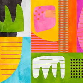 Mid-Century-Modern im Farbtupfer-Look von Georgia Chagas