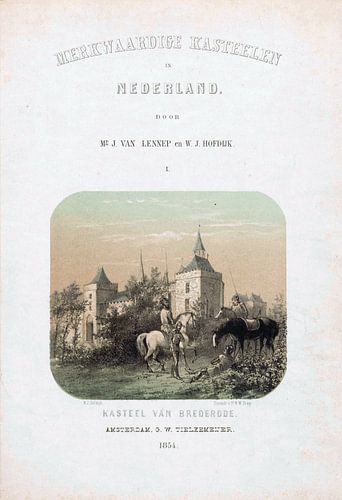 Willem Jacob Hofdijk, Kasteel van Brederode, 1854