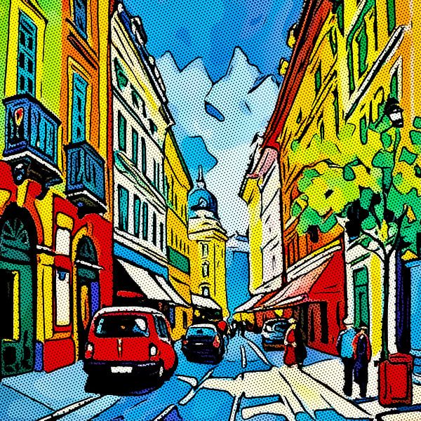 Unterwegs in Europa, Motiv 10 von zam art
