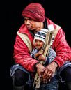 Father and son at the Bromo volcano by Ewout Paulusma thumbnail