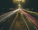 Highway-Lichtspuren von Jesse Doesburg Miniaturansicht