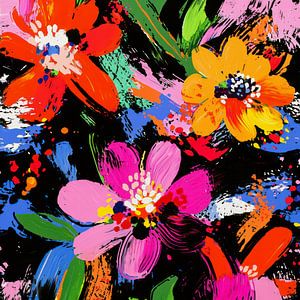 Kaleidoskopische Blütenblätter