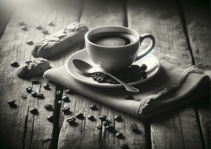 Nature morte au café par Jaap Ros