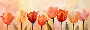 Tulpenveld van Poster Art Shop