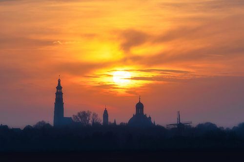 Walking on Fire (skyline Middelburg)