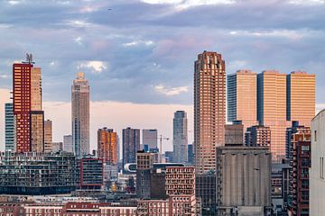Rotterdam skyline during sunrise by Sjoerd van der Wal Photography