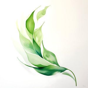 Einfacher Zweig in Grün von Lauri Creates