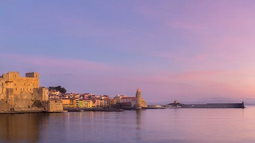 Zonsopkomst in Collioure, Frankrijk