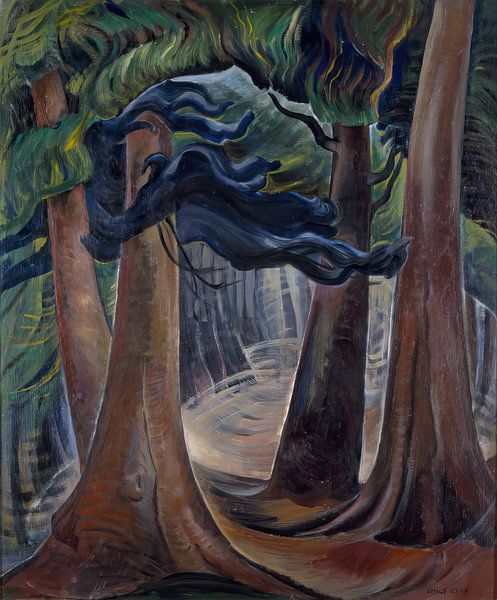 Emily Carr - Bos, Brits-Columbia van Peter Balan