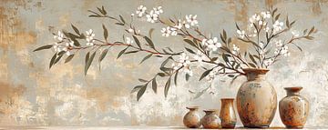 Branches et vases sur Peintures accrocheuses