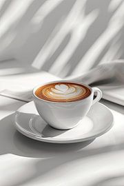 eine Tasse Kaffee oder Cappuccino trinken von Egon Zitter