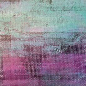 Lentefantasie, moderne natuurabstractie in pastelkleuren van FRESH Fine Art