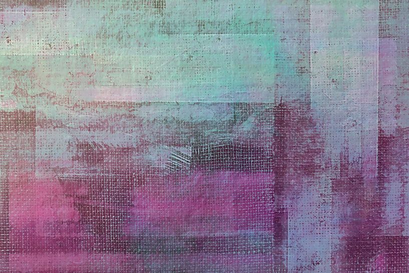 Frühlings Phantasie, moderne Natur Abstraktion in Pastell Farben von FRESH Fine Art