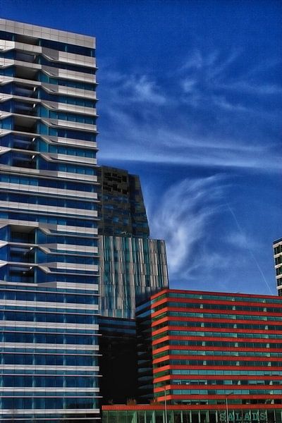 beautiful buildings in Amsterdam business park by foto-fantasie foto-fantasie