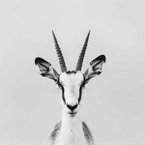 Antilope - Zwart-wit fotografie voor liefhebbers van wilde dieren