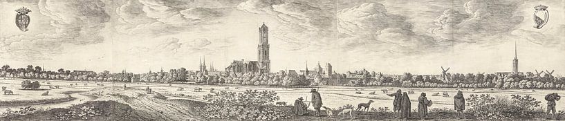 Blick auf Utrecht, Herman Saftleven, 1648 von Meisterhafte Meister