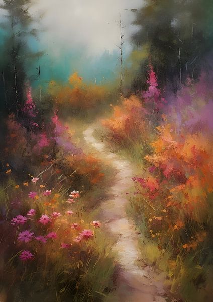 The autumn forest by Artsy