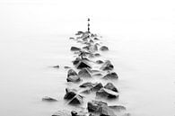 Wellenbrecher in schwarzweiß von Tilo Grellmann | Photography Miniaturansicht