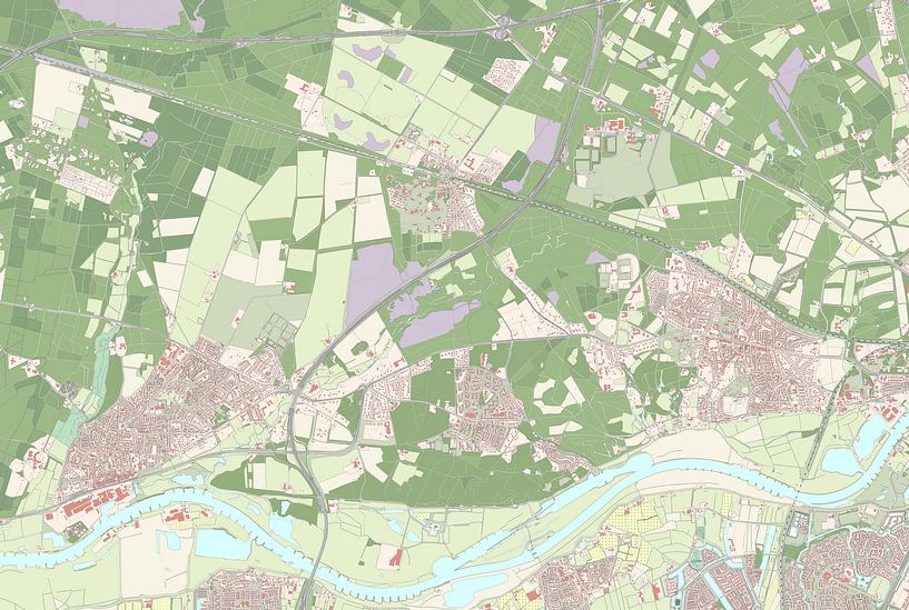 Map of Renkum by Rebel Ontwerp