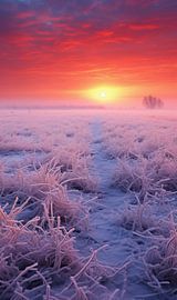 Goldene Stunde im Winter