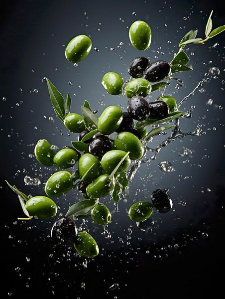 groene olijven van PixelPrestige