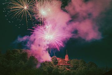 Ein Maimarktfeuerwerk in Landstuhl von Patrick Groß