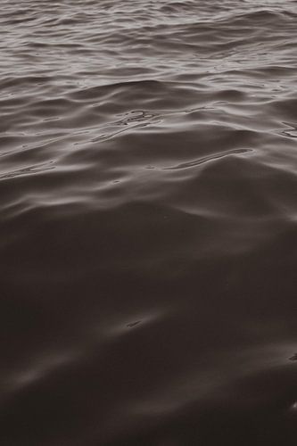 Wellen auf dem Meer schwarz und weiß