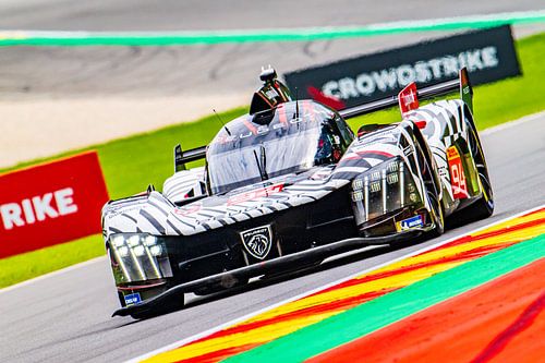 De Peugeot 9X8-hypercar op Spa-Francorchamps