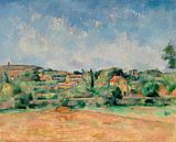 Cézanne, La Plaine de Bellevue, auch bekannt als Les Terres Rouges (ca. 1890-1892) von Atelier Liesjes Miniaturansicht