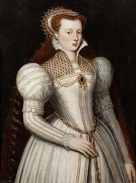 Portret van een vrouw, Frans Pourbus de jongere - ca. 1600