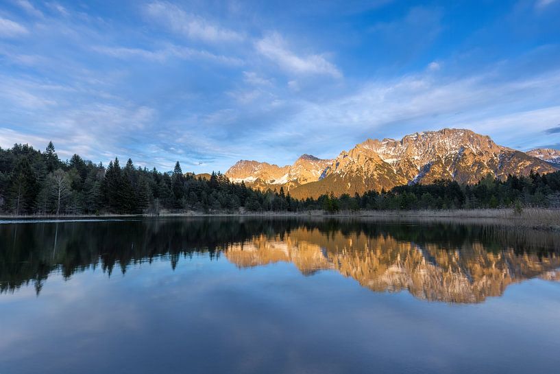 Reflection in the mountains by Teresa Bauer