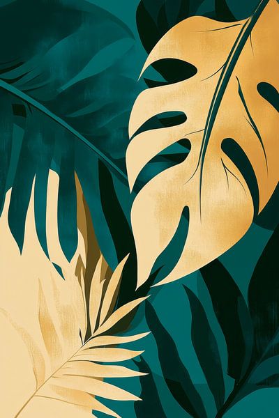 Tropische Blätter von Poster Art Shop