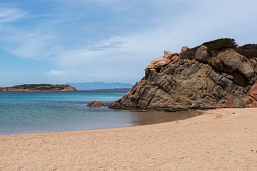 beautiful lonely beach on maddalena island italy near sardinia by ChrisWillemsen