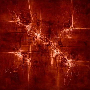 Modern Abstract. Serene energie in Wabi-Sabi stijl