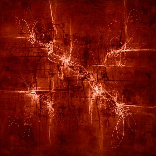 Modern Abstract. Serene energie in Wabi-Sabi stijl