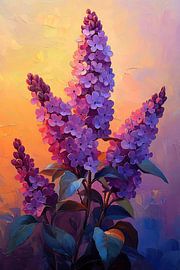 Bunte Blumen Leinwand | Chromatic Whirl