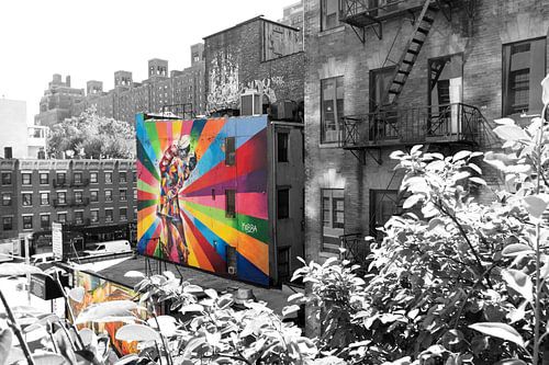 Blick von der High Line in New York