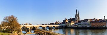 Regensburg aan de Donau van Dirk Rüter